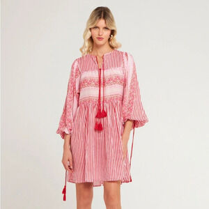 ANTIK BATIK amelie mini dress in pink Size XS NWOT